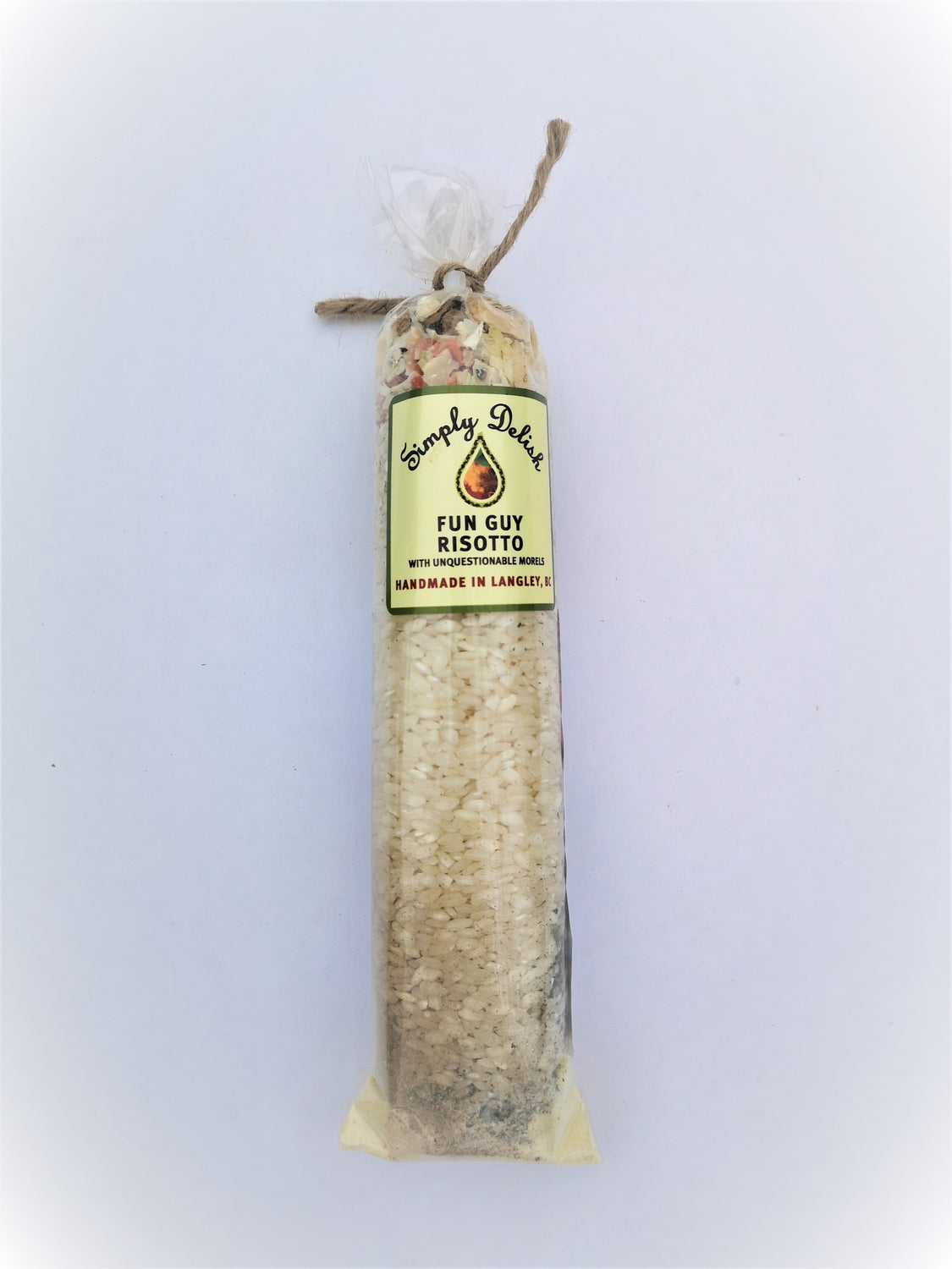 Fun Guy Risotto with Unquestionable Morels (Risotto de gars Amusant avec des Morels Incontestables) 253g Vegan/ gluten free